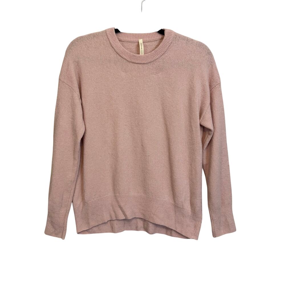 The Group Babaton Womens Wool Sweater XS Light Pink Warm Cozy Relaxed Fall Comfy